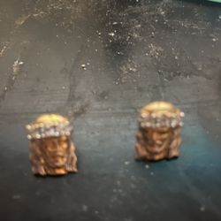 10k Jesus Ear Rings