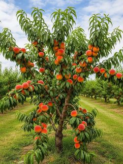 Yellow peaches Trees / Árboles de duraznos amarillos $30 each
