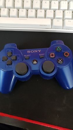 Blue PS3 controller- For Parts