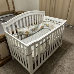 Baby Crib With Mattress