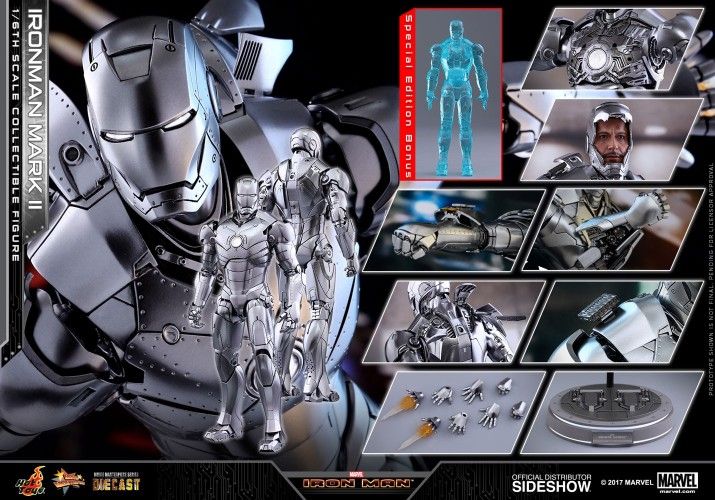 Hot Toys MMS431-D20 Iron Man Mark II (Special Edition) Diecast 1/6 Figure