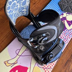 70 Burton Snowboard Chicklet 111 with bindings for Sale in