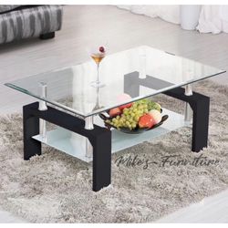 Brand New Glass Coffee Table