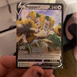 Pokemon Regigigas V 113/159 Ultra Rare Crown Zenith NM