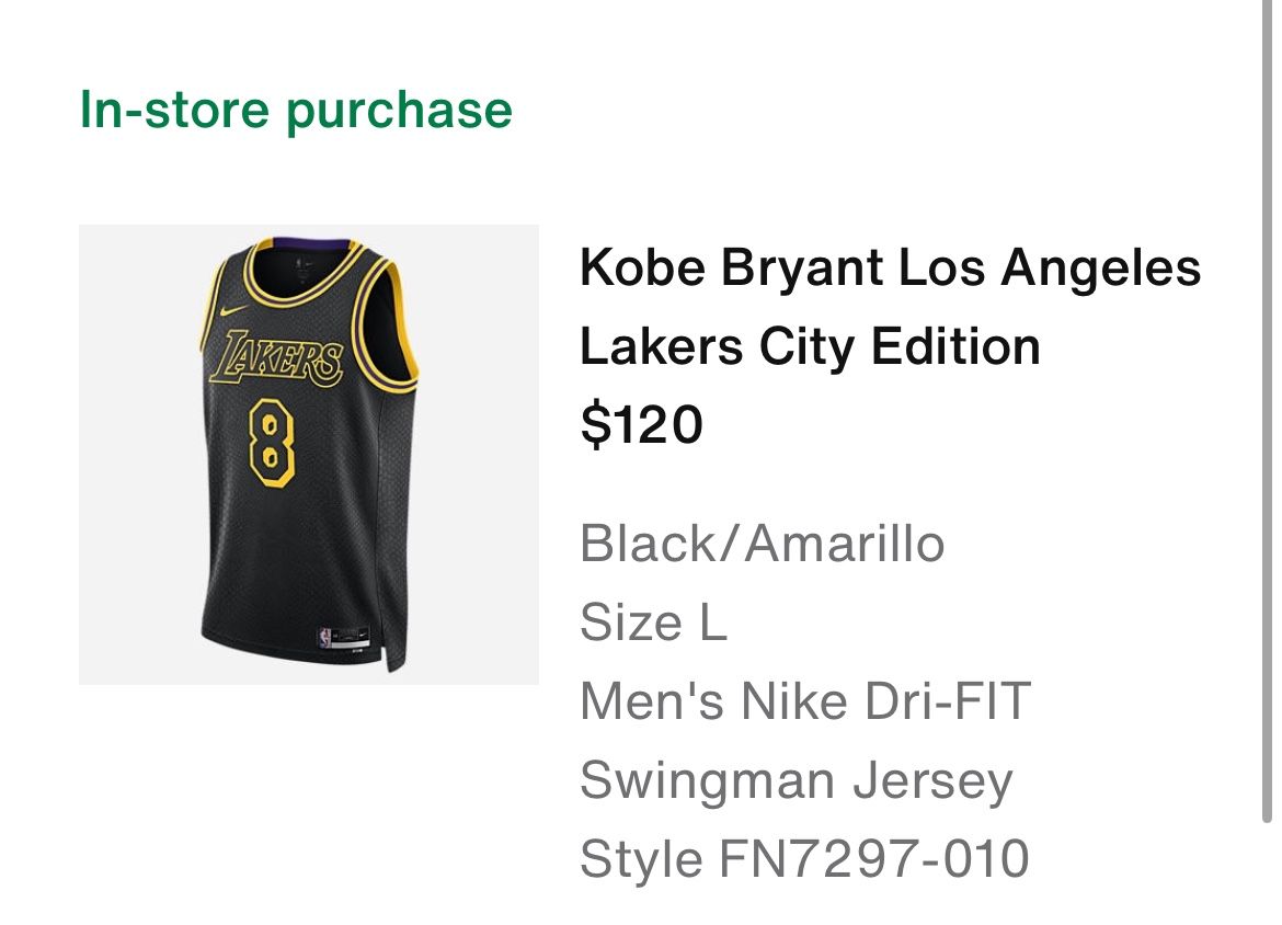Kobe Bryant Los Angeles City swingman Edition L 3xly
