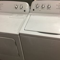Kenmore Washer & Dryer Electric Set Top Load Free Cords Attachments Warranty 