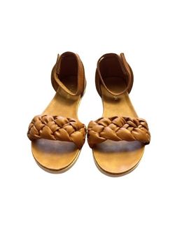 Tahari Melissa Light Brown Tan Braided Sandals