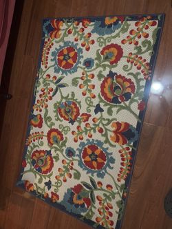 NEW BOHO FLORAL RUG