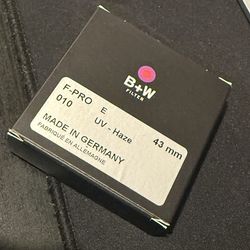 B+W F-PRO Filter 43mm UV - Haze (010)