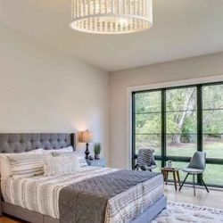 Liokoc - Ceiling Fans with Lights and Remote - Bulbs Included, Caged Fandelier with Handcrafted Beaded Décor 19 inches Reversible Flush Mount Installa