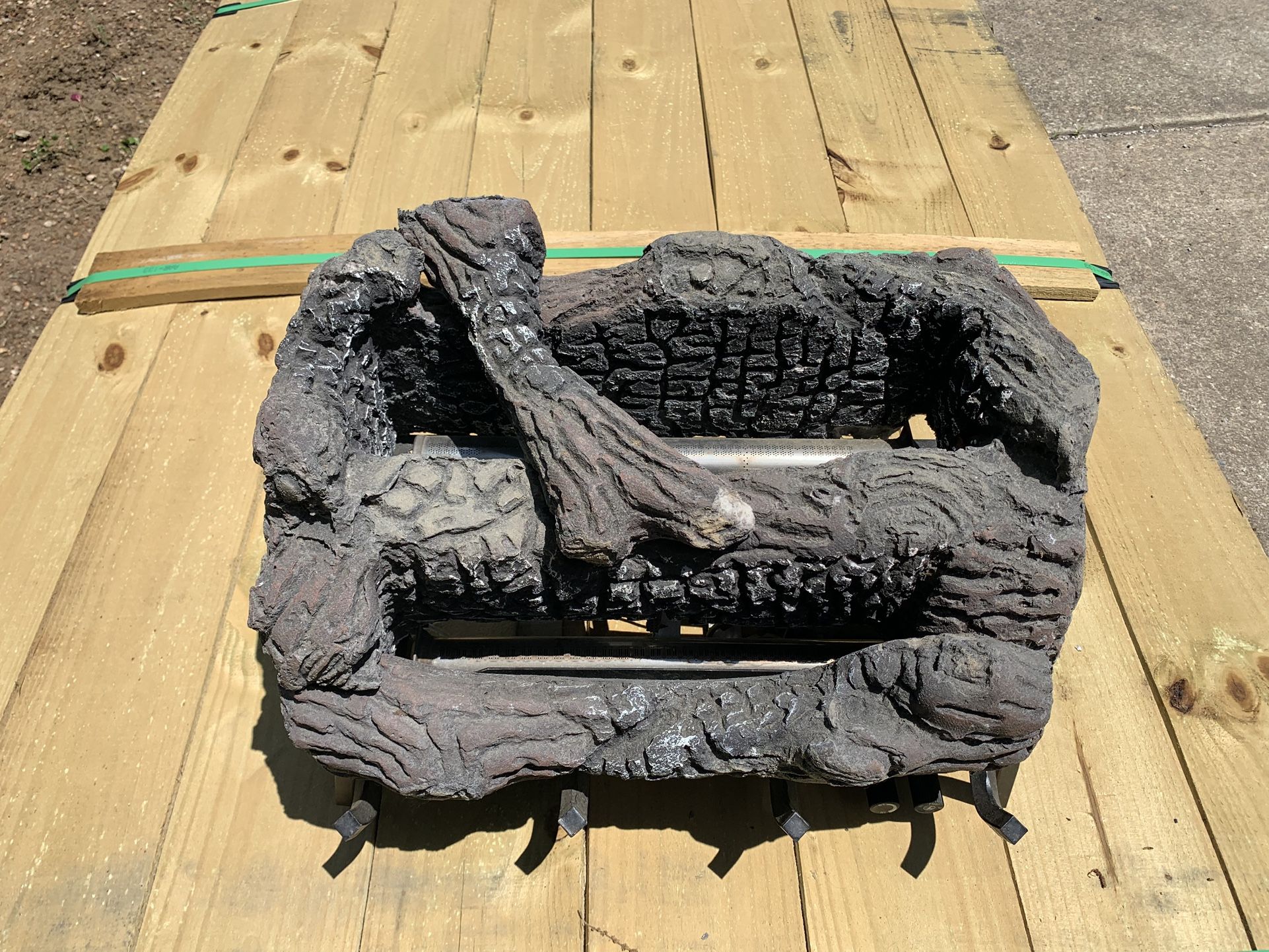 Gas Fire Place Burner Logs