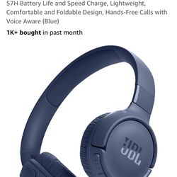 JBL Tune 520BT - Wireless On-Ear Headphones