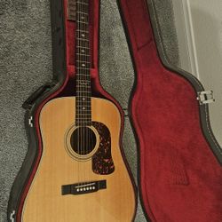 1986 Washburn D-215-N Acoustic-Electric w/ Fishman + Hard Case (Vintage)