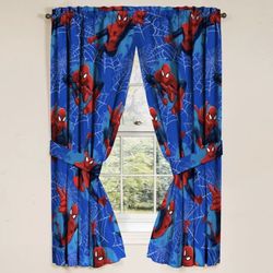 New marvel, Spider-Man novelty animation window panels includes two panels and tie box 42" x 63"