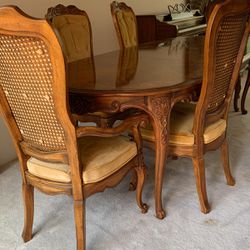 Cameo Classic Dining Set by Heritage and Hutch by Basset 