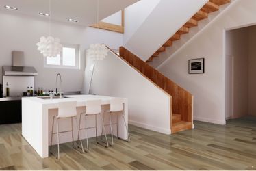 5.5mm thick luxury vinyl plank (LVP) materials  installed  for only $6 per square foot