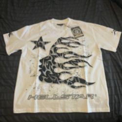 Hellstar Glitter P2P T-Shirt 'Black'