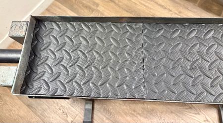 Rack for Olympic/Standard Plates, kettlebells and Dumbbells gently used.