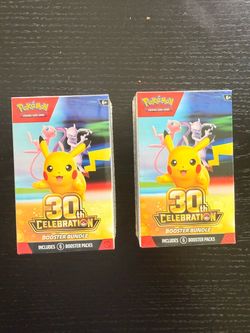 Pokemon 30 celebration booster bundle