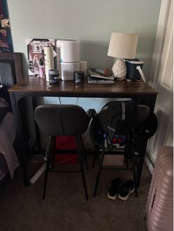 Table and chairs