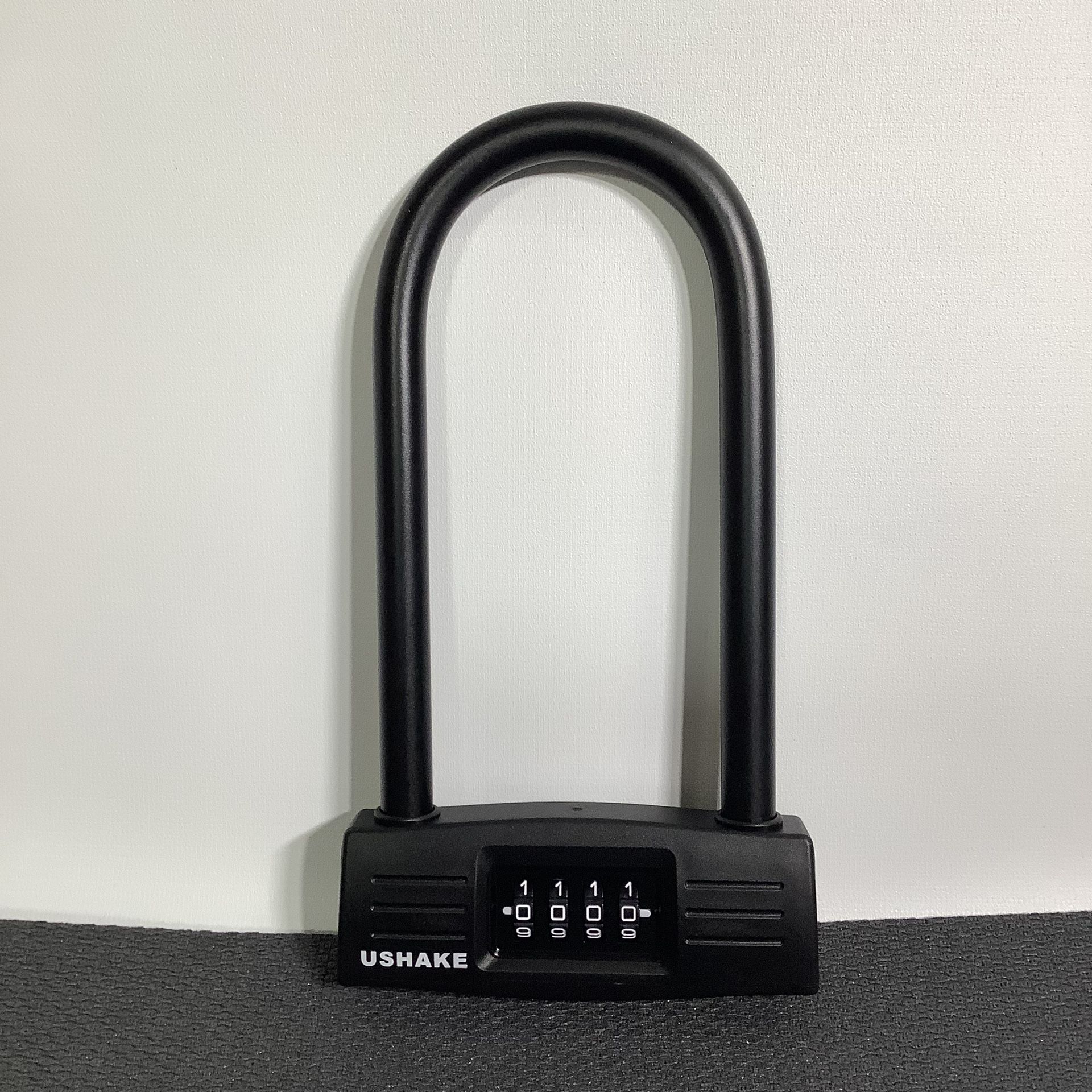 USHAKE Bicycles U Lock, Heavy Duty Bike Lock Scooter Motorcycles Combination Lock Combo Gate Lock for Anti Theft