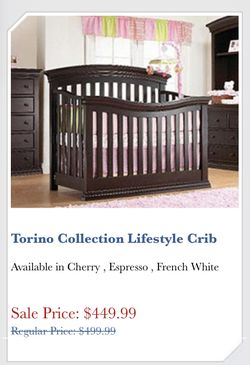 Baby Crib - Solid Wood