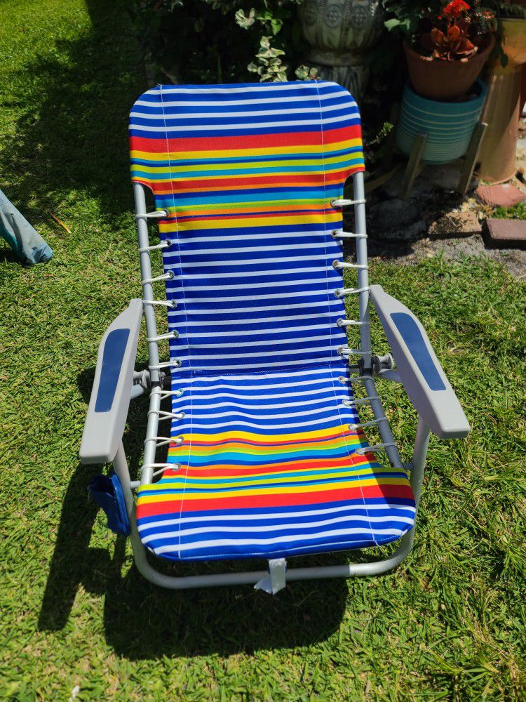 Foldable Rio Beach Chair ,lightweight, Backpack 