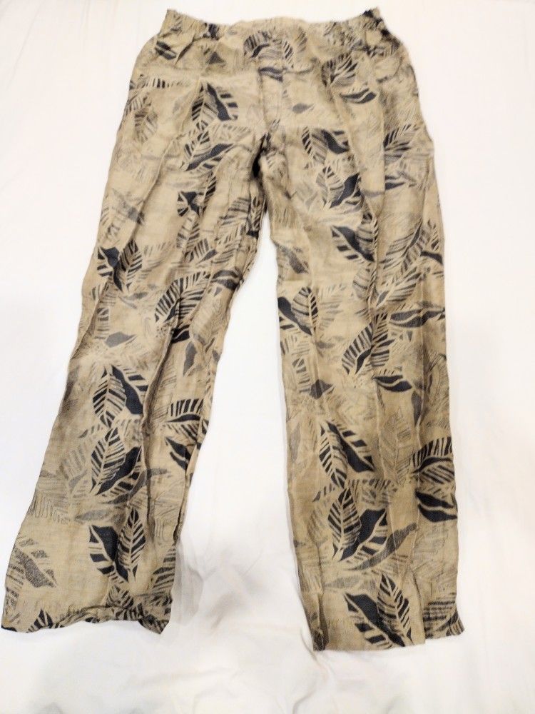 Chico's Silk and Linen Pants