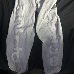 Grey Sp5der sweatpants