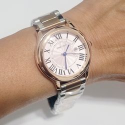 Rose Gold Silver  Quartz Women's Lady Wrist Watch Gift