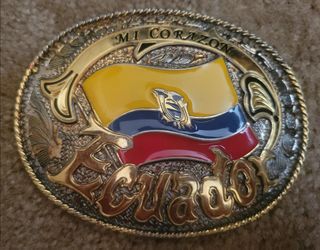 Ecuador Belt Buckle