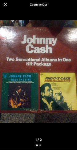 Johnny Cash Two Albums Vinyl LP Set