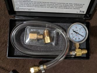 Vacuum view suction analyzer