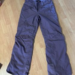 North Face Women’s Snowboarding Pants Purple Small