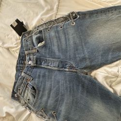 Brand New Vintage Chain Up Denim Size 32