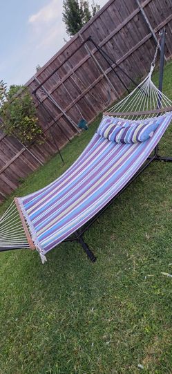 Hammock and swing set
