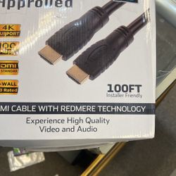 100 FT - HDMI Cable With Remote Technology