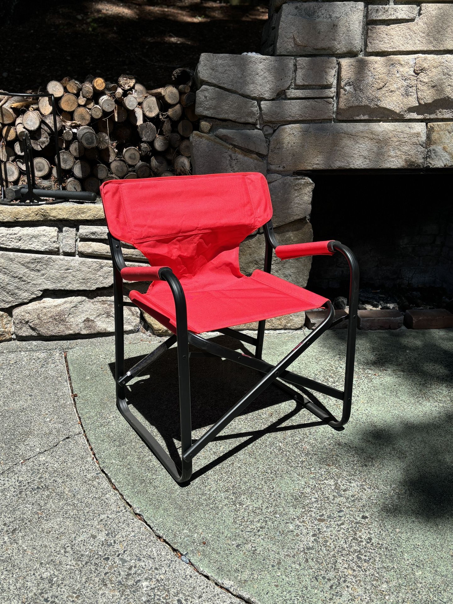 Canvas Folding Chairs Backyard Firepit Camping Boating (new)