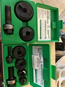 Green line Slug Buster Knock Out Punch Tool Sets