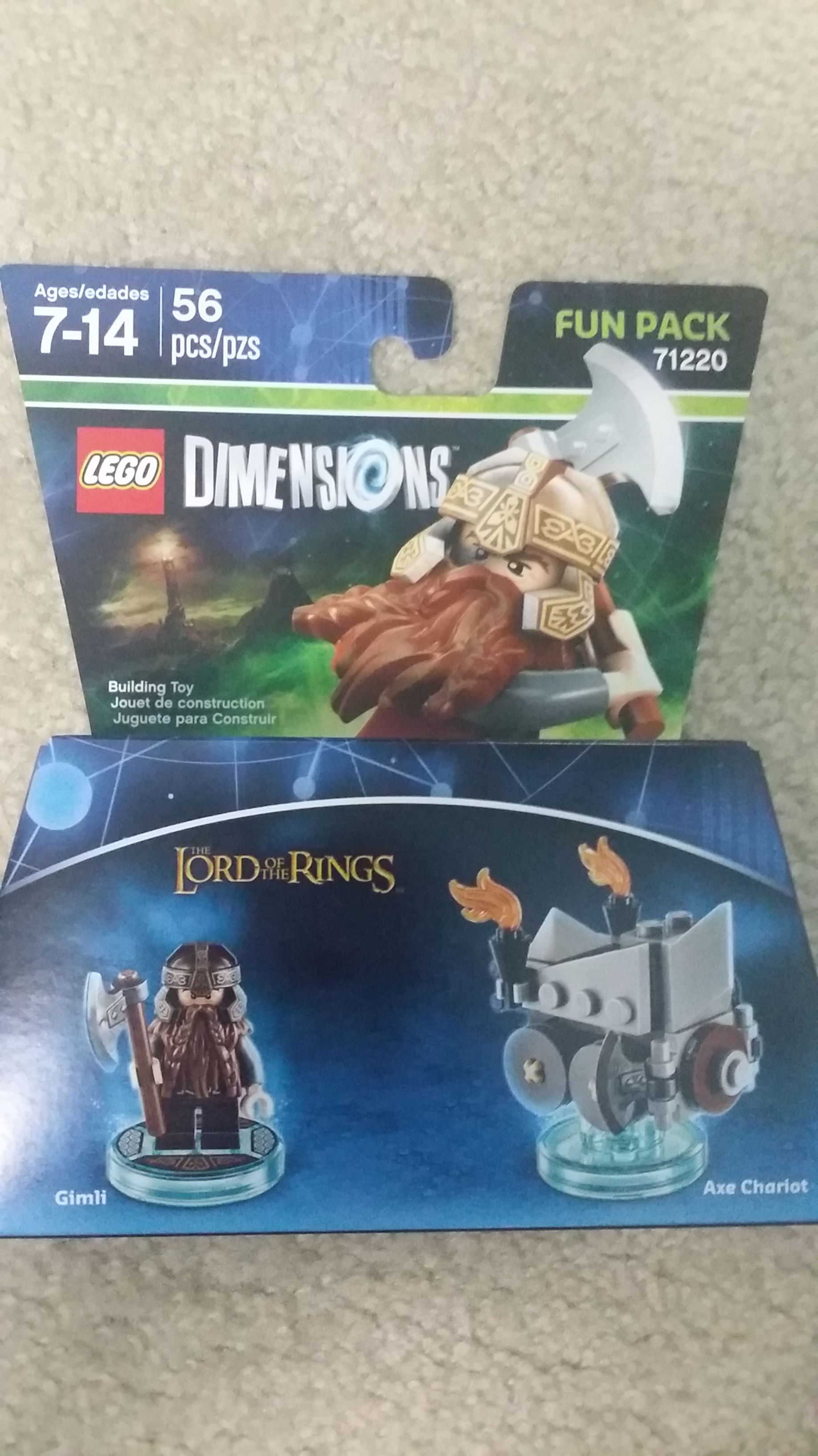 New LEGO Dimensions Gimli Lord of the Rings