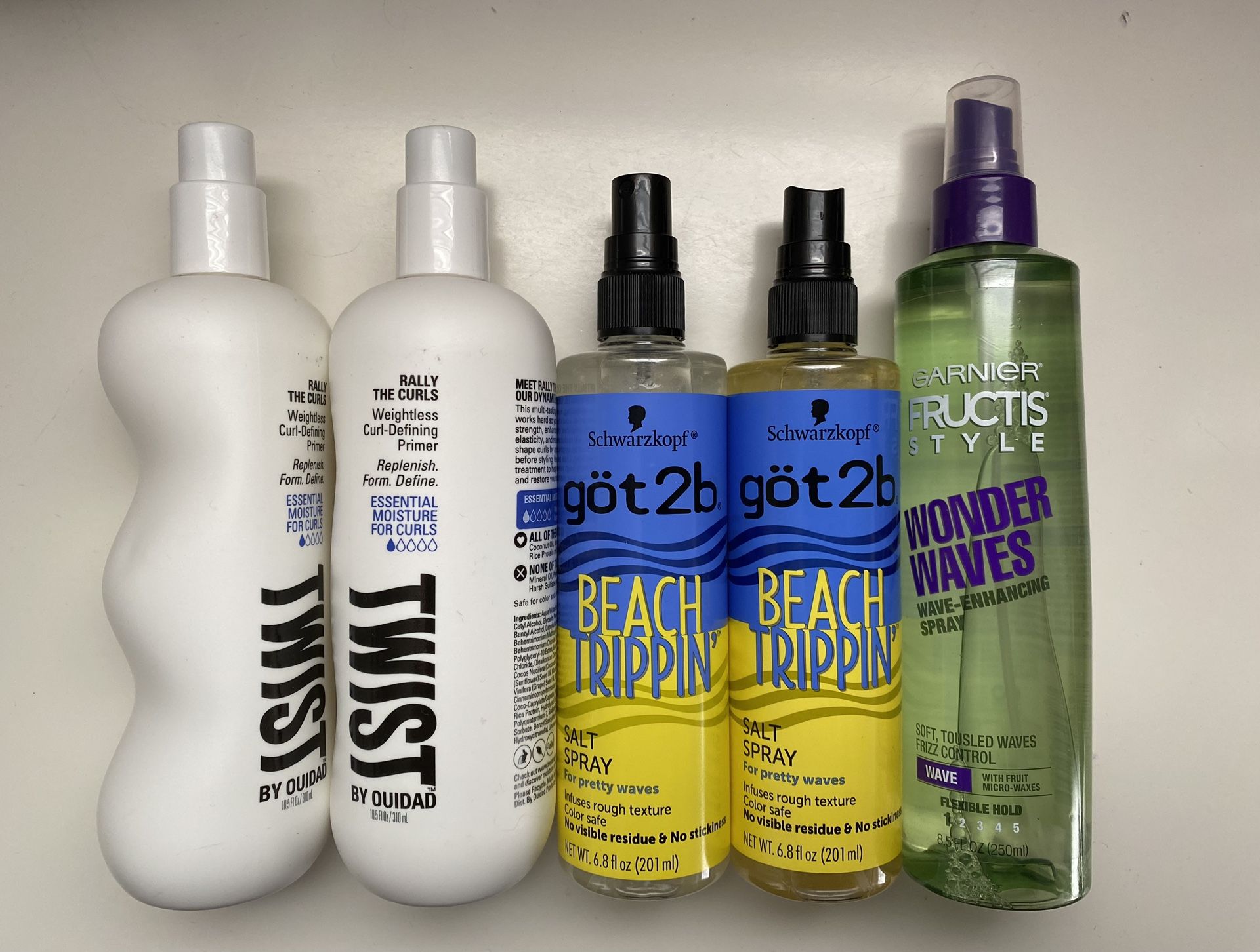 Hair products for wavy or curly hair