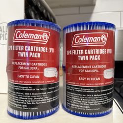 Coleman Vi Spa Filters - Total Of 4