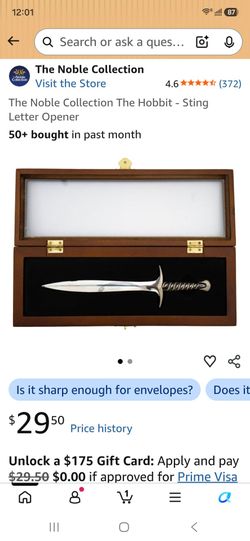 LOTR Sting letter opener