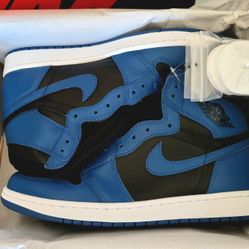 Air JORDAN 1 RETRO HIGH Marina BLUE SZ. 10
