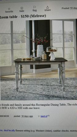 Dining Room Table