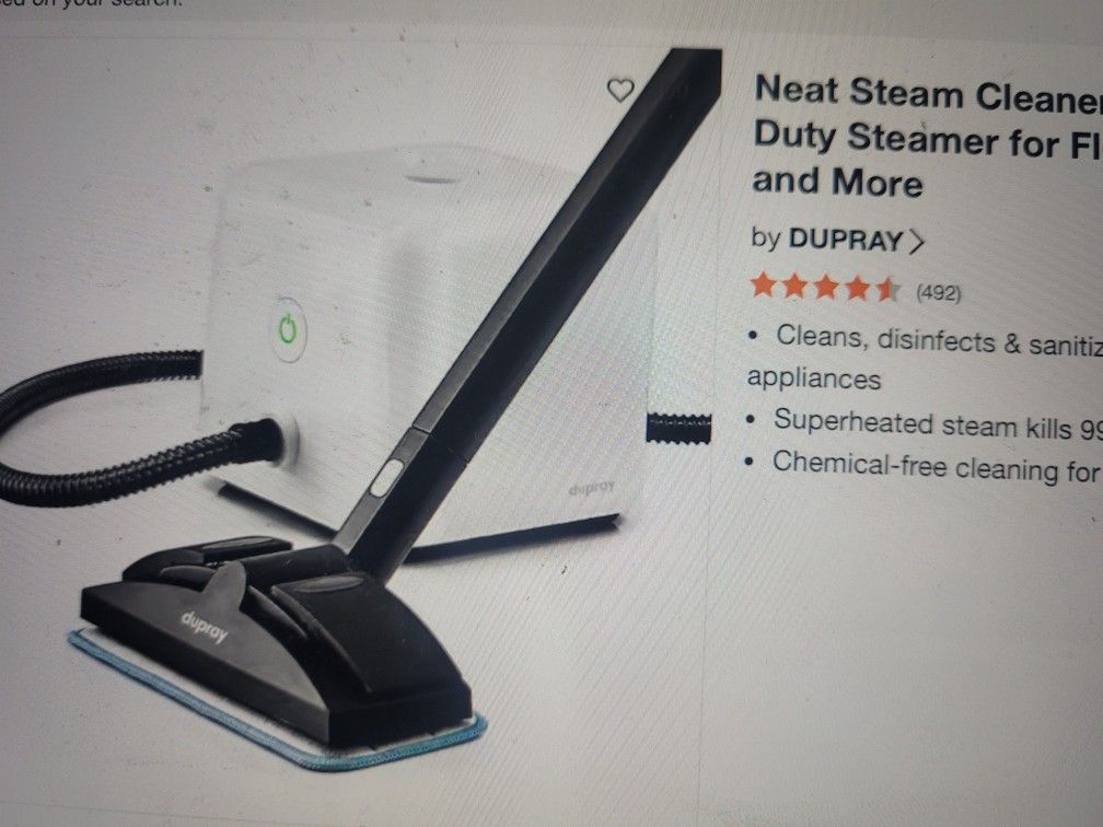 Dupray Neat Steam Cleaner $90 obo