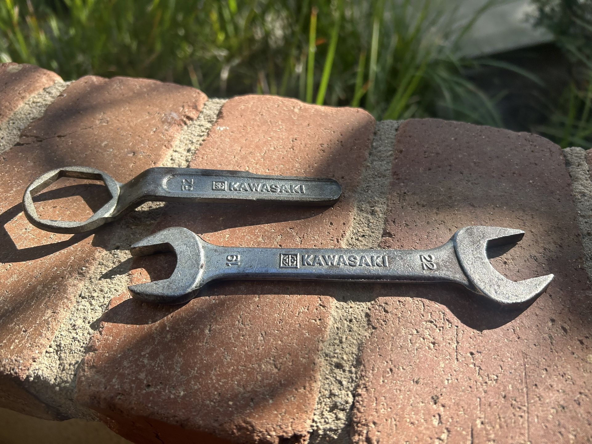 2 - Kawasaki Wrench's --- 32mm Hex Head + 19 & 22mm Open End