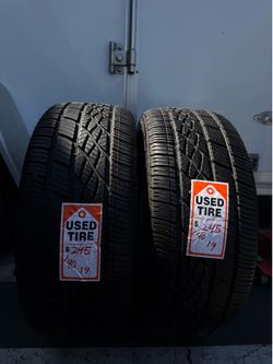 Used tires 245/40R19