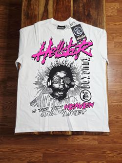 Hellstar Men's "HELLSTAR RECORDS" White Graphic Tee