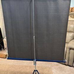 Vintage Da-Lite Flyer 40” X 40” Projector White Screen